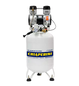 Motocompressor odontológico 10pcm s/óleo Chiaperini MC 10 BPO RV 60L